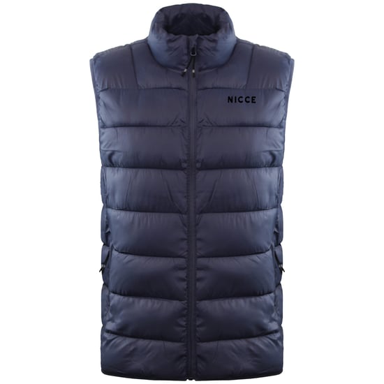 Nicce Skyline Mens Light Blue Gilet - Image 2