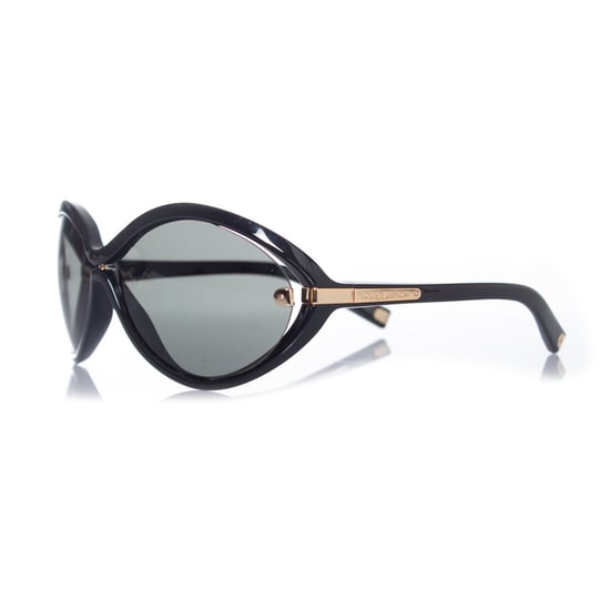 Black oval sunglasses - Image 2