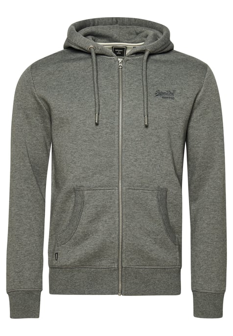 Superdry Organic Cotton Vintage Logo Embroidered Zip Hoodie