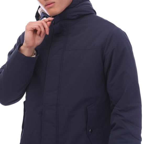 Heren Jack and Jones Fen Parka in marineblauw - Image 3