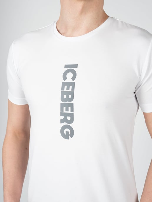 Iceberg T-Shirt C-Neck Men's White - Image 5