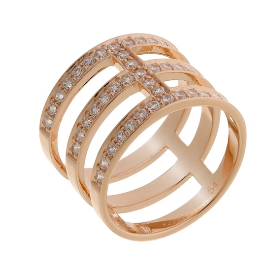 Orphelia Dames 925 Sterling Zilveren Ring - Rosé ZR-7125/RG - Image 2