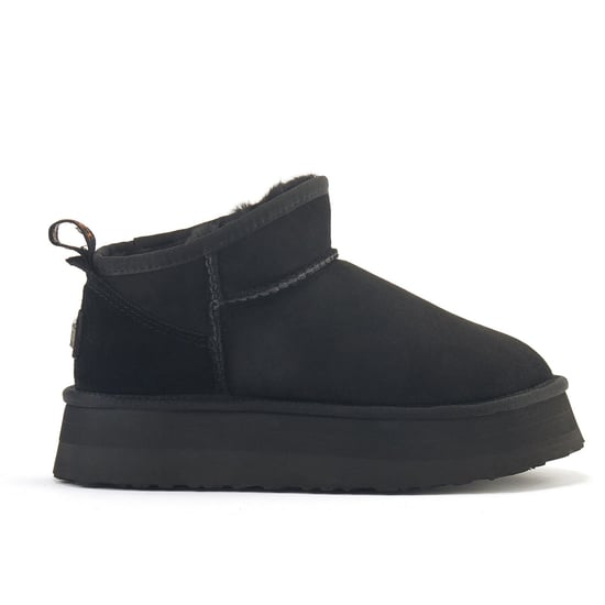 Cosy Ultra Short Platfoam Black Boots