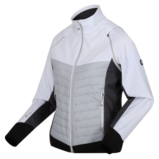 Regatta Womens/Ladies Steren Hybrid Jacket (White/Cyberspace)