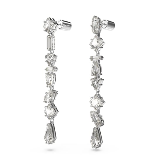 Swarovski 'Mesmera' Dames Hangende Oorbellen van Base Metaal - Zilver 5661687 - Image 4