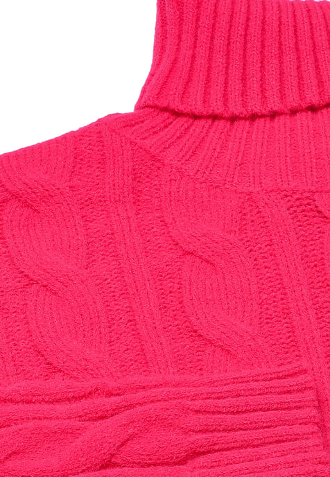 Mymo Trui met coltrui Dames roze - Image 3