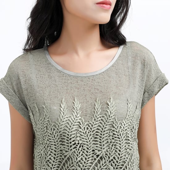 Kant- en tule t-shirt - Image 3