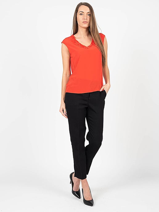 Pinko Top Abbuffato 1 Woman's Red - Image 2