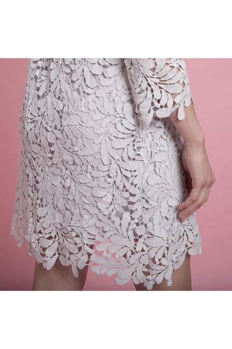Jayley Grey Vintage Inspired Lace Dress