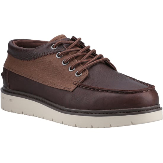 TOMS TRVL Lite Forrest Leer Heren Bruin Veterschoenen - Image 1