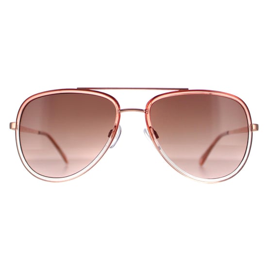 Guess Aviator Womens Shiny Pink Smoke Gradient GF0417 - Image 1