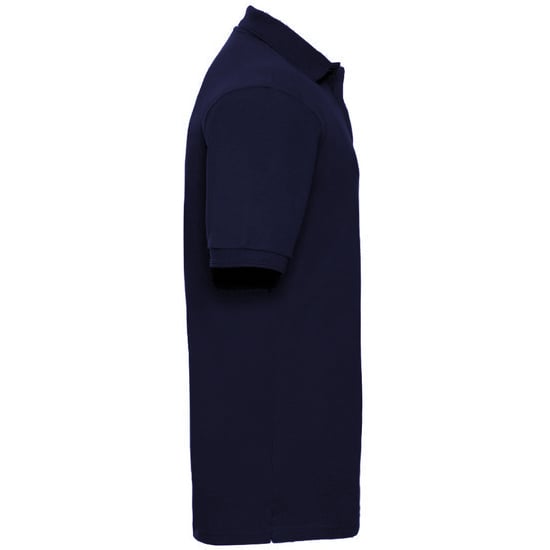 Russell Heren Ripple Collar & Manchet Poloshirt met korte mouwen (Franse marine) - Image 3