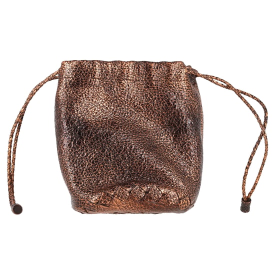 Bottega Veneta Trekkoord Tas in Bronzen Cervo Leder - Image 1