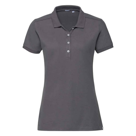 Russell Dames/Dames Piqué Stretch Poloshirt (Konvooi Grijs) - Image 1