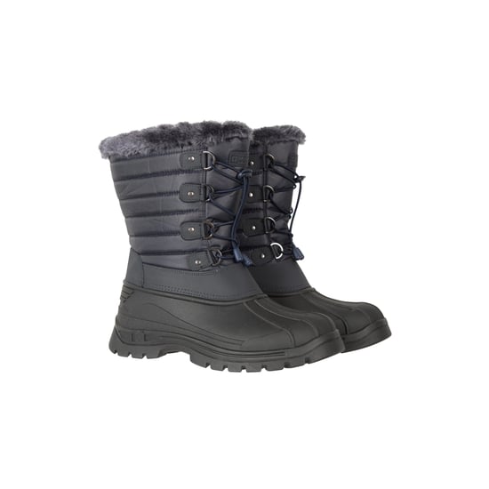 Mountain Warehouse Womens/Ladies Whistler Adaptive Snow Boots (Dark Blue)