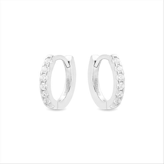 Luxenter meri örhängen i 925 sterling silver och glänsande rodiumpläterad kubisk zirkonia - Image 2