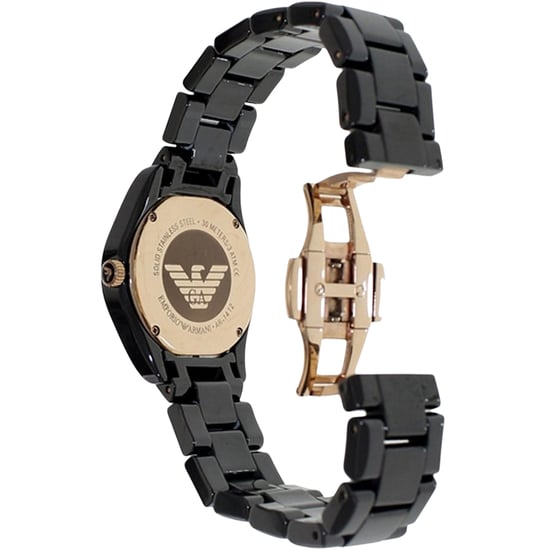 Emporio Armani Ladies Watch  Quartz  black - Image 2