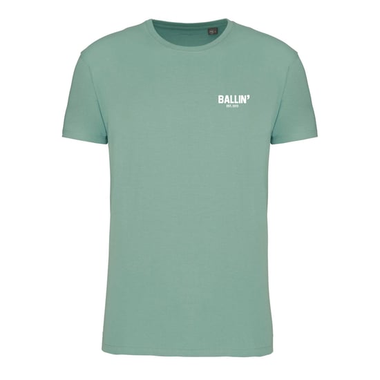 Ballin Est. 2013 Tee SS Backprint Cross Shirt Green - Image 1