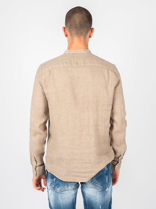 Xagon Man Shirt Lino Men's Beige - Image 5