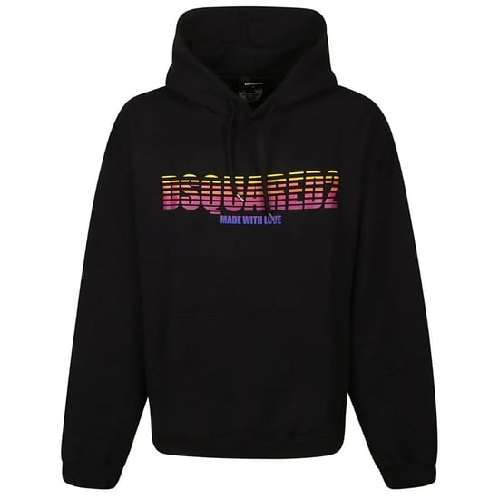 Dsquared2 Made With Love Logo Black Hoodie