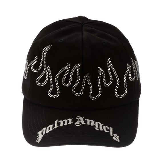 Accessories Palm Angels Rhinestone Baseball Cap in Black Silver