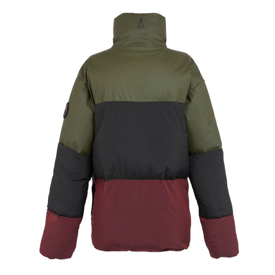 Regatta Mens Christian Lacroix Barbegal Baffled Padded Jacket (Dark Khaki/Black)