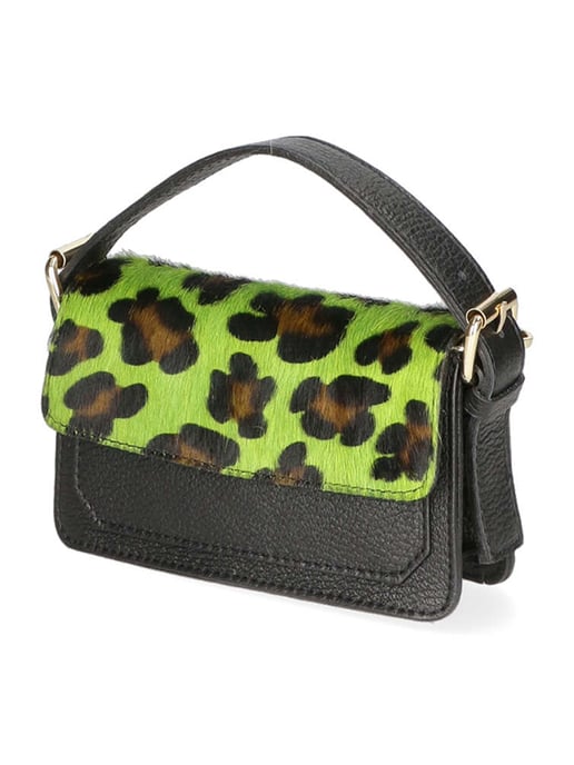 Gave Lux Clutch bag women LEOPARD GREEN