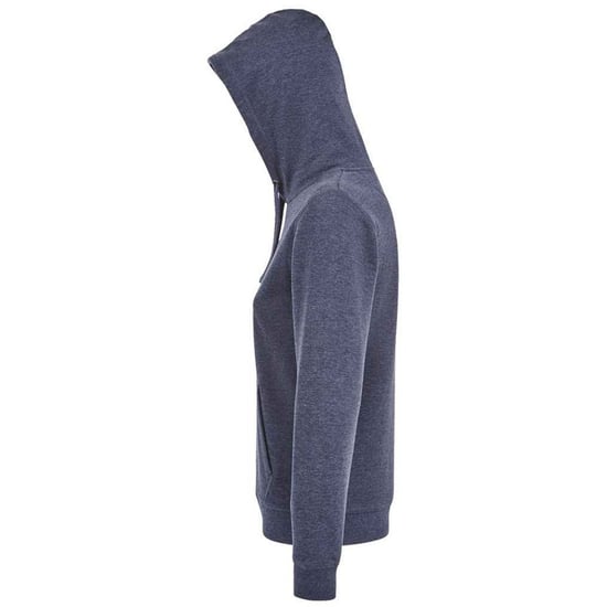 SOLS Womens/Ladies Spencer Hooded Sweatshirt (Denim Heather) - Image 3