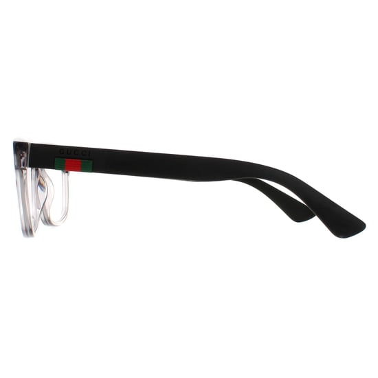 Gucci Rectangle Mens Transparent Grey GG0011O