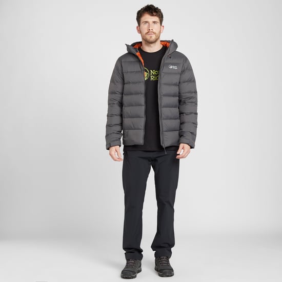 North Ridge Men's Tech Down II Puffer Jacket with Removable Adjustable Hood