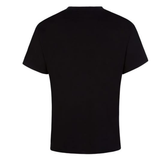 Neil Barrett Lightning Bolt Face Print Black Oversize Tee - Image 2