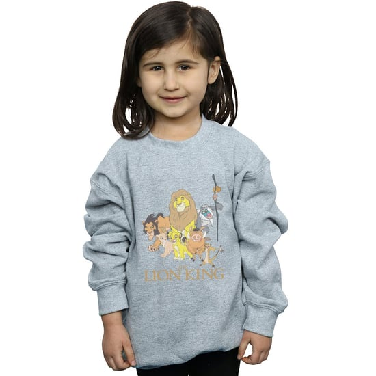 Disney Girls The Lion King Group Sweatshirt (Sports Grey)