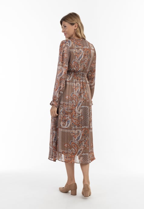 usha paisley print maxi dress nowles