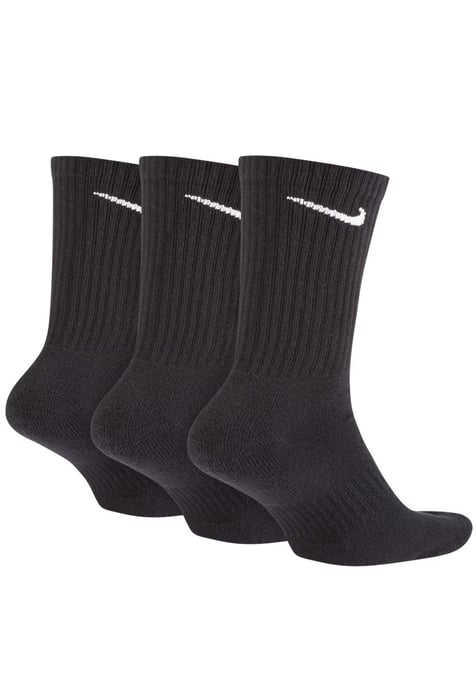 Nike Everyday Cushion Crew Training Socks 3 Pairs in Black - Image 2