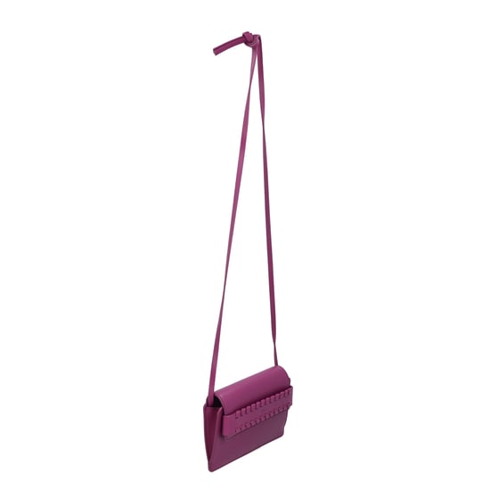 Chloé Shoulder Bag With Braided Detail Purple