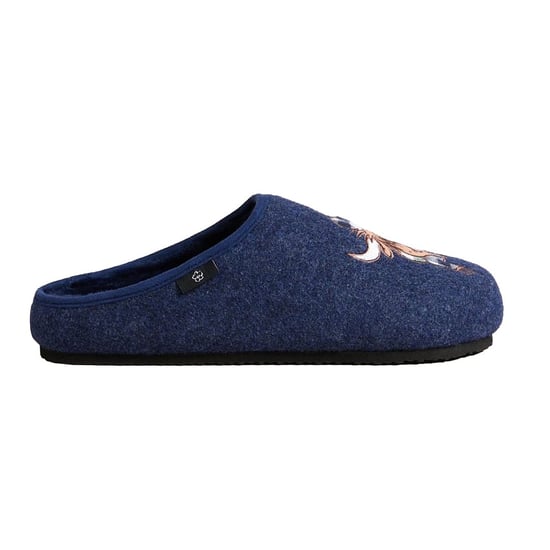 Ted Baker Dohny Cow Graphic Mens Blue Slippers