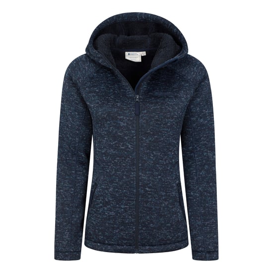 Mountain Warehouse Dames/Dames Nevis Bontgevoerde Full Zip Hoodie (Marine) - Image 5