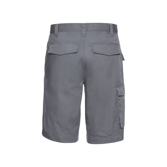 Russell Mens Polycotton Work Shorts (Convoy Grey) - Image 2