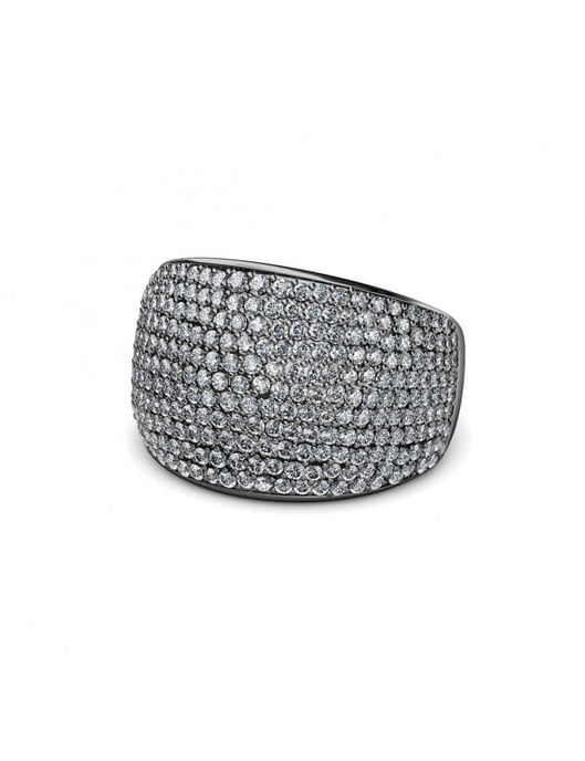 Glamour metallring - silver och grå - Image 4