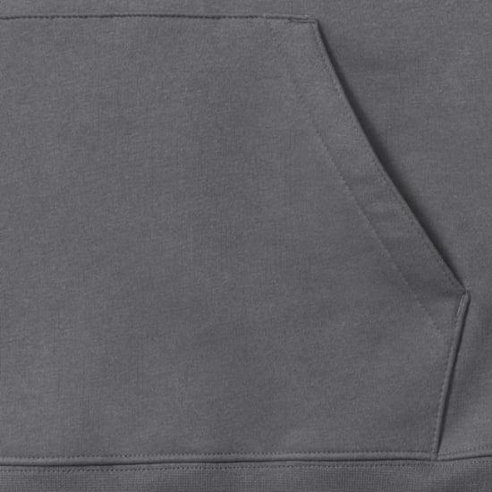 Russell Mens Authentic Hooded Sweatshirt / Hoodie (Convoy Grey) - Image 4
