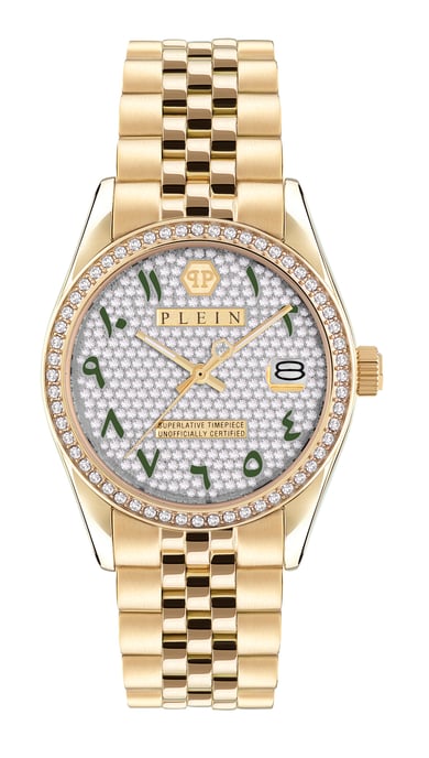 Philipp Plein Date Superlative Dames Gouden Horloge PW2BA0223 - Image 1