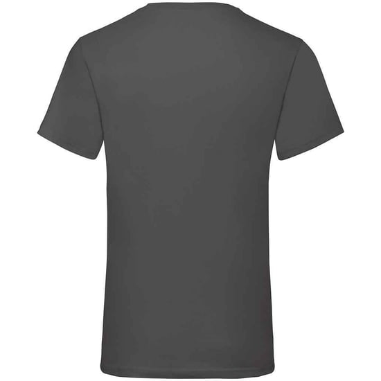 Fruit of the Loom Heren Waarde V Hals T-shirt (Licht Grafiet) - Image 2