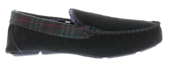Hush Puppies Mens Moccasin Slippers Andreas Suede Leather navy - Image 2