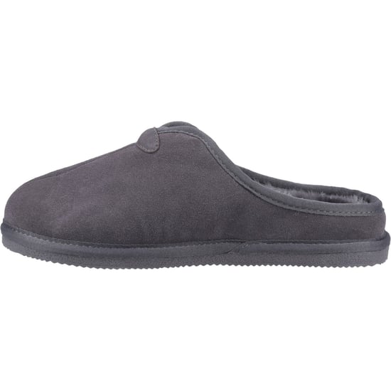 Hush Puppies Conrad Suede Men's Grey Slippers - Image 4