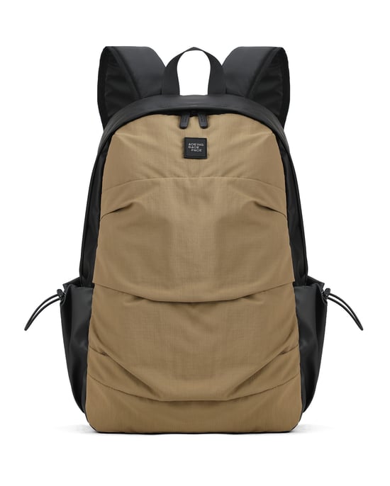 Aoking Backpack Unisex LIGHT BROWN - Image 1