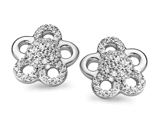 Orphelia Dames 925 Sterling Zilveren Set: Ketting-Hanger + Oorbellen - Zilver SET-5096 - Image 4