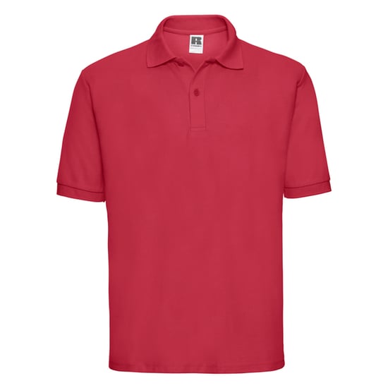 Russell Heren Klassiek Polycotton Poloshirt (Klassiek rood) - Image 1