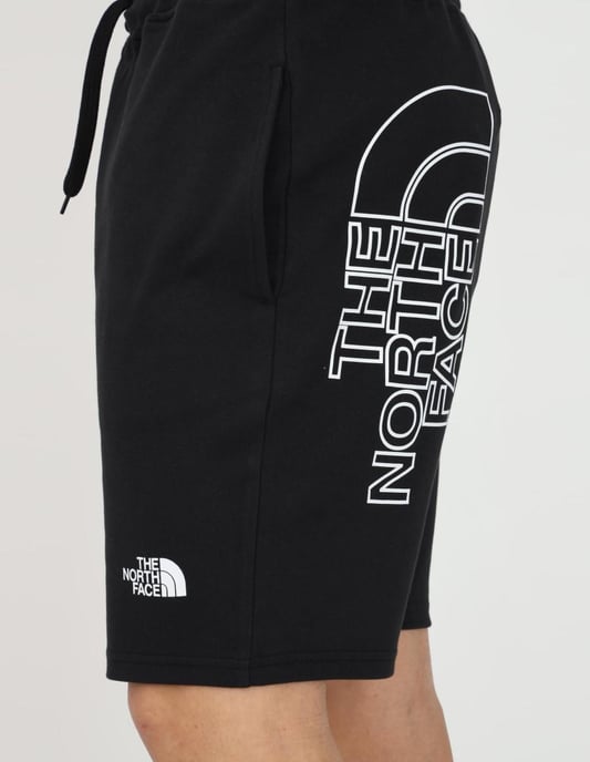 The North Face Mens Graphic Shorts Black - Image 4