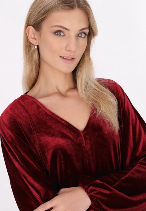 Dreimaster Blouse women dark red - Image 5