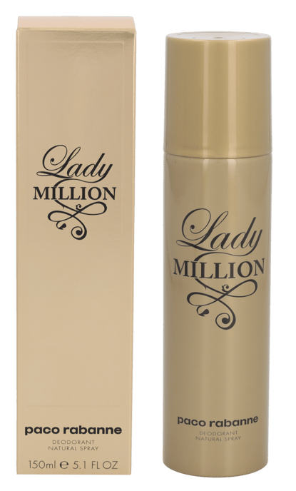 Paco Rabanne Lady Million Deo Spray 150ml - Image 1